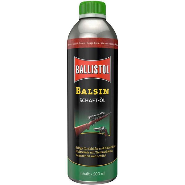 Ballistol - Balsin Schaftöl rotbraun 500 ml